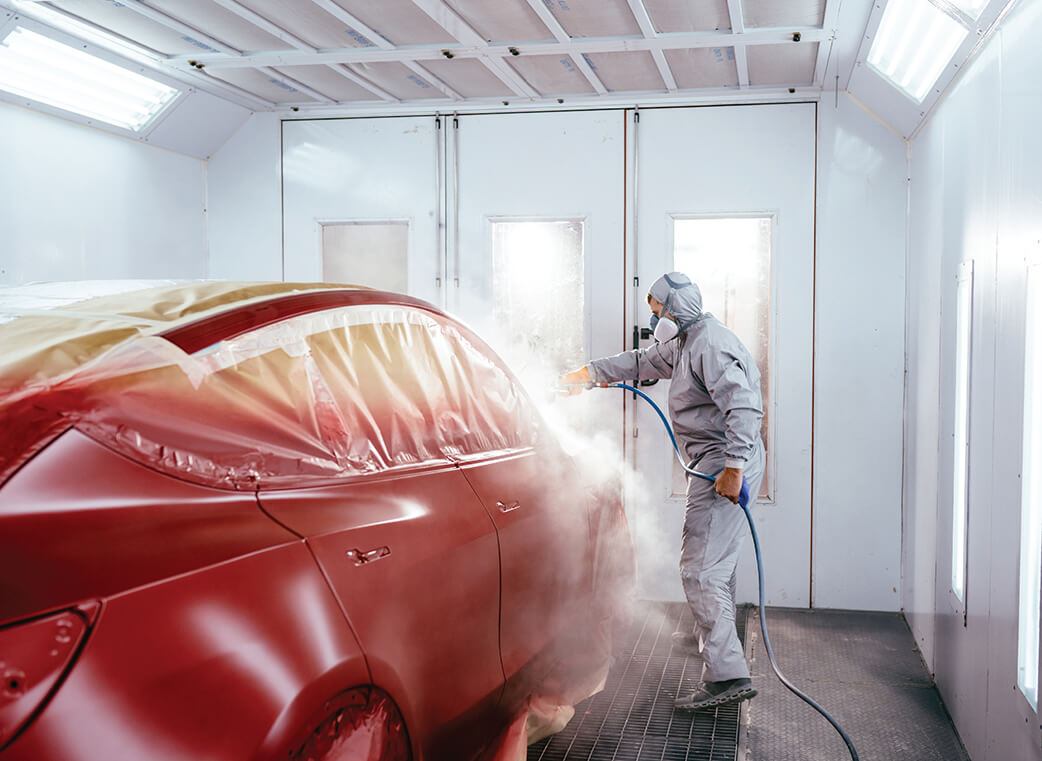 Commercial Vehicle Spray Paint